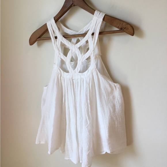 Free People One Geo Blouson Top - Picture 5 of 8